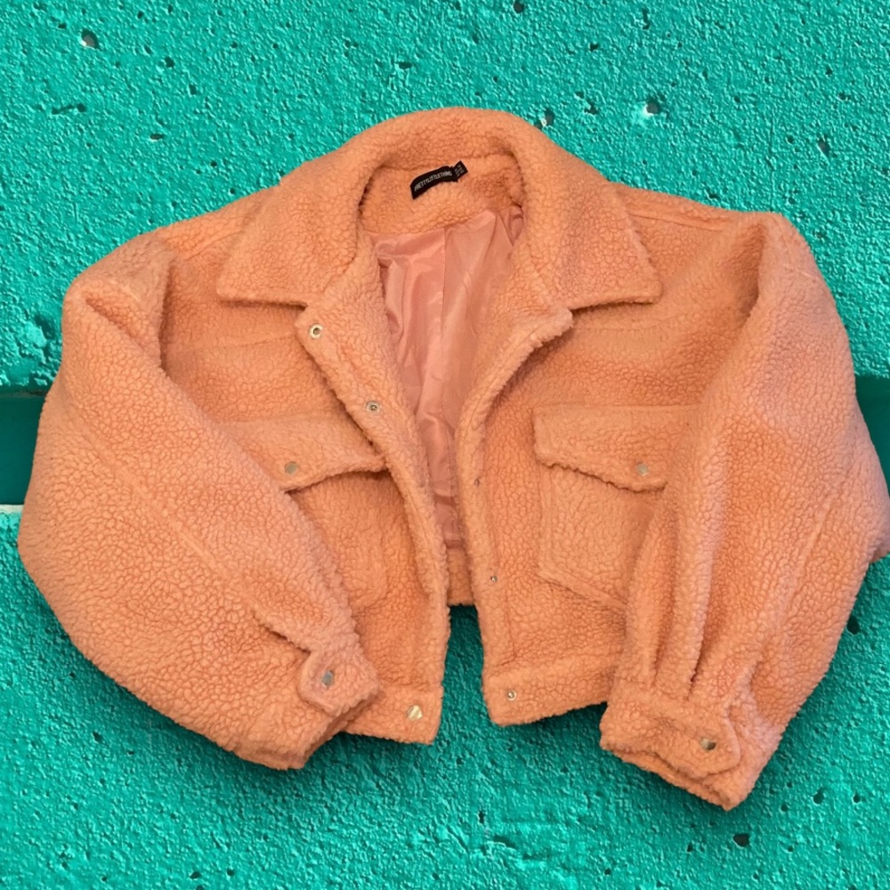 BRAND NEW with 🏷 Pink Sherpa Coat